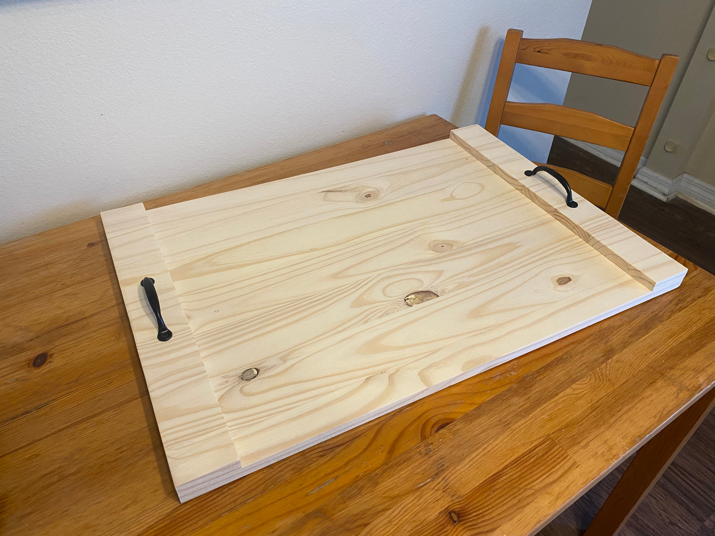 Rustic Wooden Stove Top Cover | Modern Noodle Board for Extra Counter Space & Décor